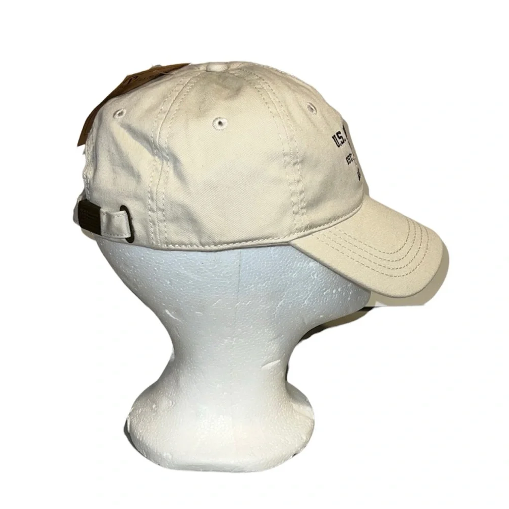 U.S. Polo Assn. Hat Cap Men’s Tan Khaki Adjustable New